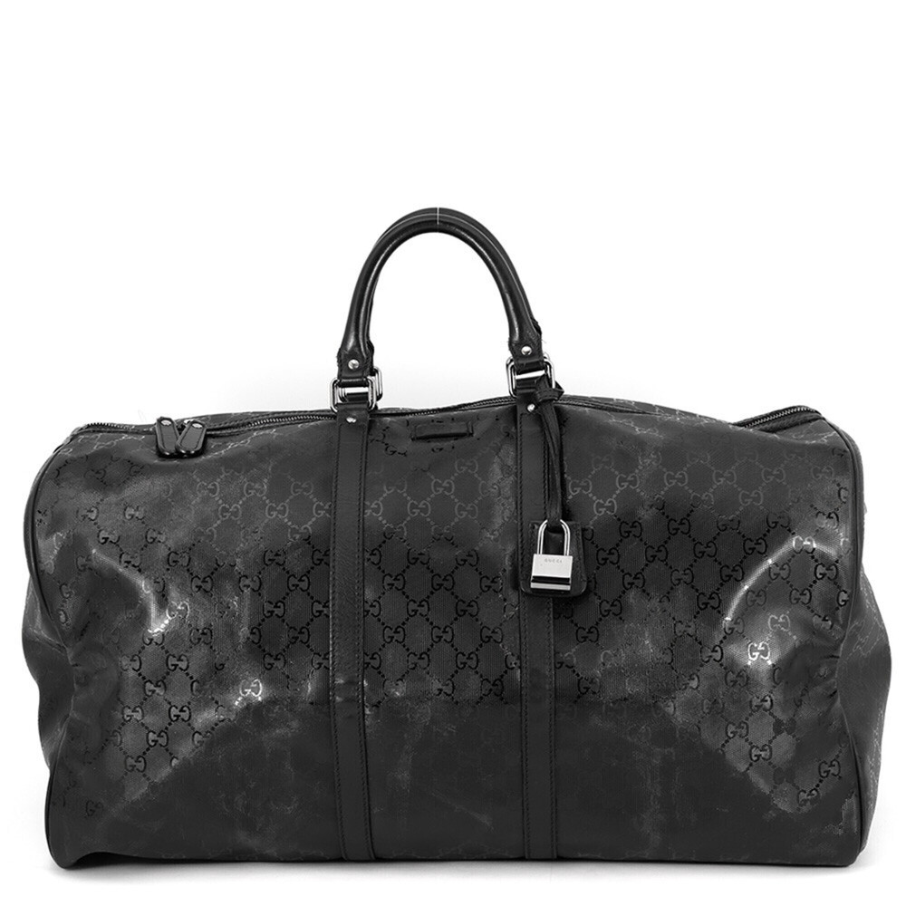 GUCCI Authentic Black Boston Bag